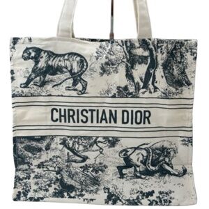 Christian Dior Dioriviera Shopping Canvas Tote